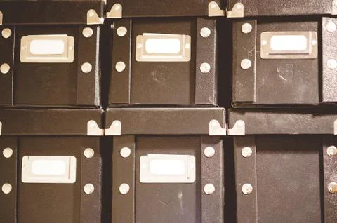 Stack of a lot of brown boxes - great for a cool background 写真素材