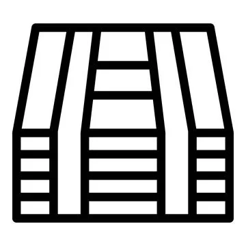 Stack of lumber being stored for building construction material Ilustración de archivo