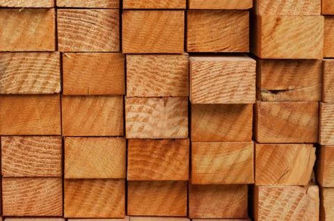 Stack of lumber Stock Photos
