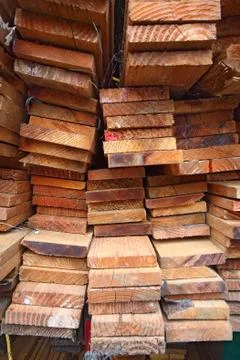Stack of lumber Stock Photos