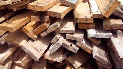 Stack of lumber Stock Photos
