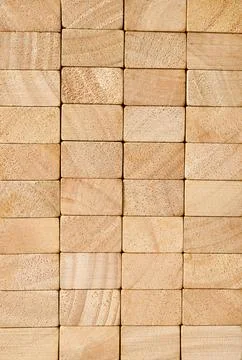 A stack of lumber is a wooden beam. Preparation of slumber, beams. Stock Photos