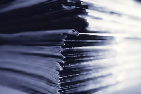Stack of magazines close up 스톡 사진