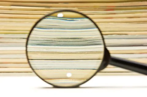 Stack of magazines Stock Photos