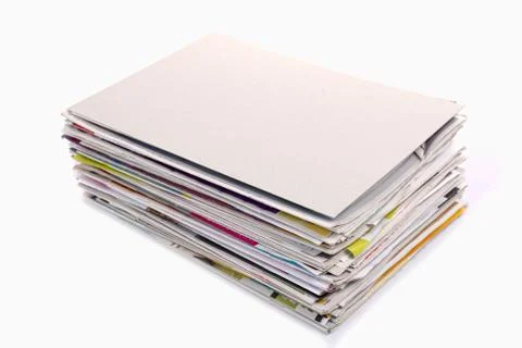 Stack of magazines 스톡 사진