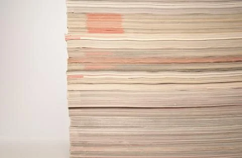 Stack of magazines Stock Photos