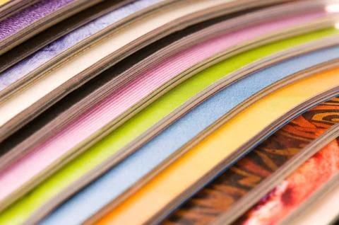 Stack of magazines Stock Photos