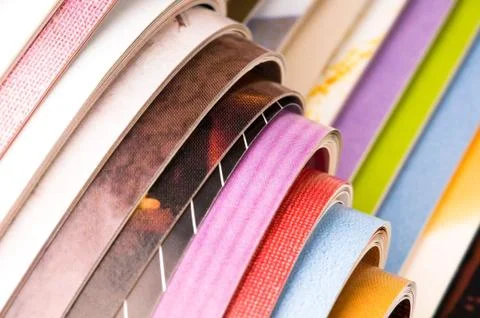 Stack of magazines Stock Photos