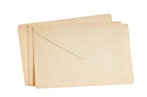 Stack of mail envelopes Stock Photos