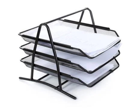 Stack of many old paper Stock Photos