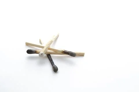 Stack of matches Stock-Fotos