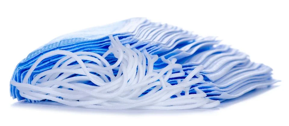 Stack medical sanitary mask Stock Photos