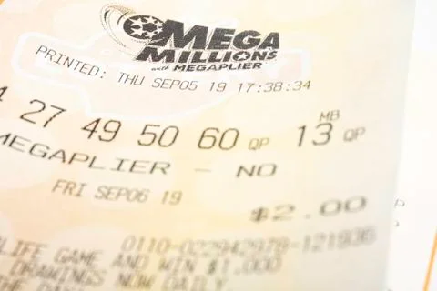 A Stack Of Mega Millions Tickets Stock Photos