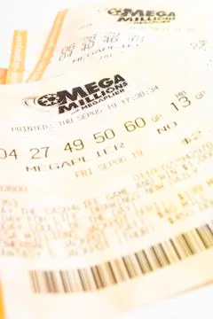 A Stack Of Mega Millions Tickets Stock Photos