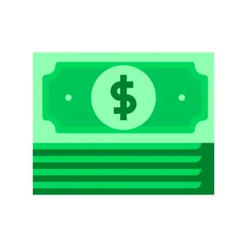Stack of Money icon isolated on white background. Vector illustration イラスト素材
