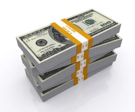Stack of money Stock Illustration