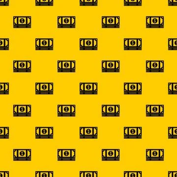 Stack of money pattern vector Stock Illustration