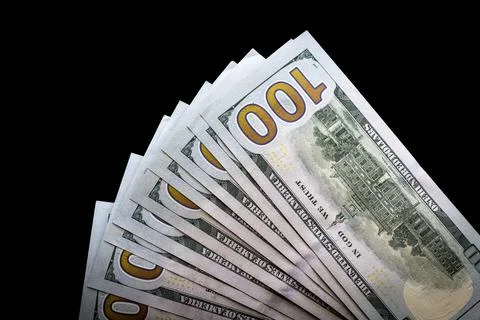 A stack of money Stock Photos