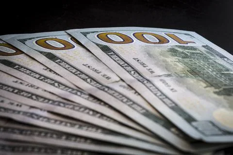 A stack of money Stock Photos