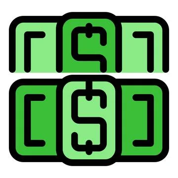 Stack of money representing savings and investment growth イラスト素材