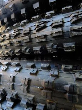 Stack of mtb tyres Stock Photos
