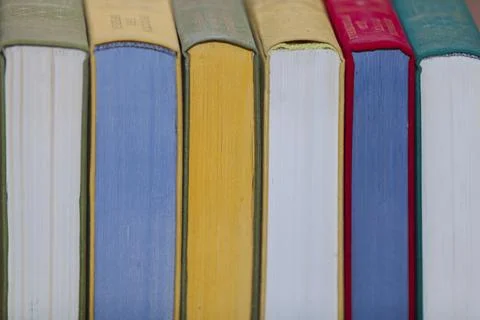Stack Of Multi-Colored Books 스톡 사진