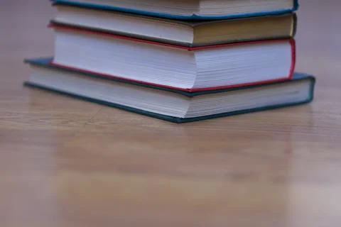 Stack Of Multi-Colored Books Stock-Fotos