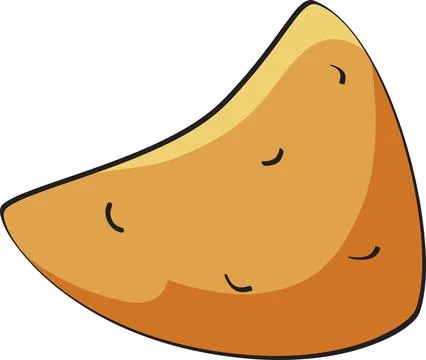 Stack of Nacho Chips or Tortilla Chips Illustration Stockillustratie