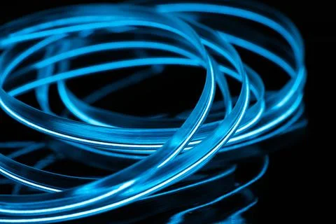 Stack of neon light tubes Foto stock
