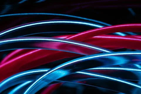 Stack of neon light tubes 스톡 사진
