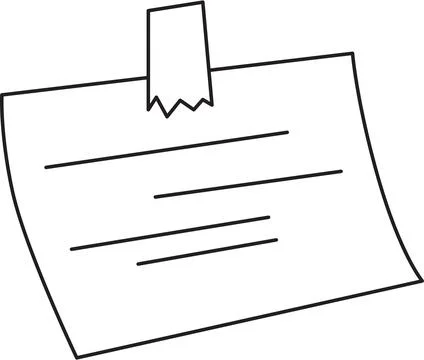 Stack of Note Paper Sticky Notes Illustration Stockillustratie