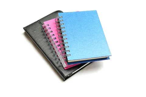 Stack of notebooks Stock Photos
