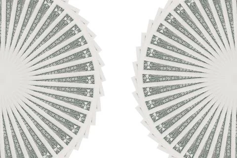 Stack of notes isolated on white Stock Photos