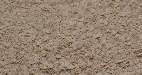 Stack of the oatmeal for breakfast Video stock 142333481