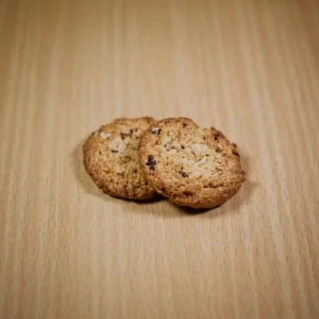 Stack of oatmeal cookies Stock Photos