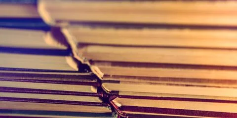 Stack of old books background Stock Photos