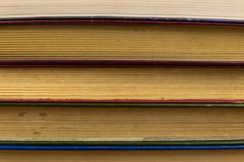 Stack of the old books for background Stock Photos
