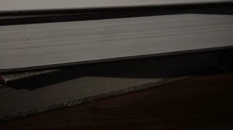Stack of Old Books Stock Footage 25797975