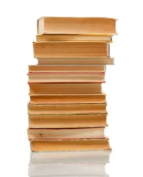 Stack of old books. Stock Photos