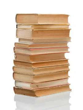 Stack of old books Stock Photos