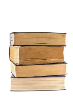 Stack of old books Stock Photos