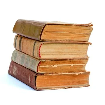 Stack of old books Stock Photos