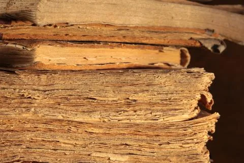 Stack of old books Stock Photos