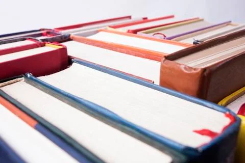 Stack of old books Stock Photos