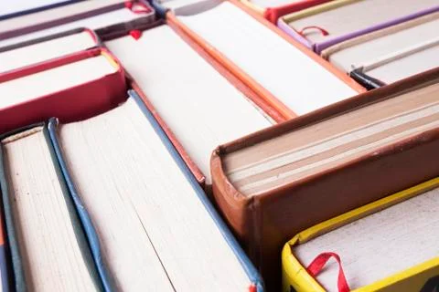 Stack of old books Stock Photos