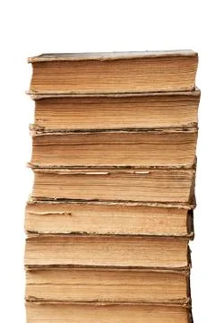 Stack of old books Stock Photos