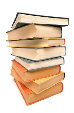 Stack of old books Stock Photos