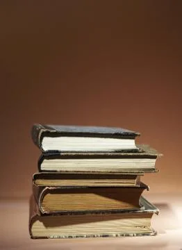 Stack of old books Stock Photos