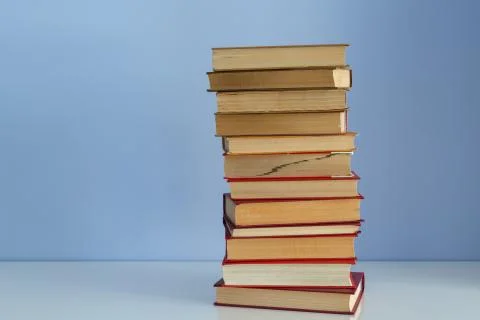 A stack of old books Stock Photos