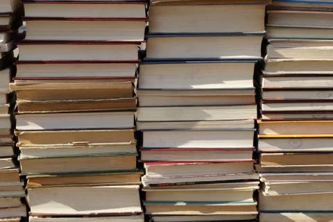 Stack of old books Stock Photos